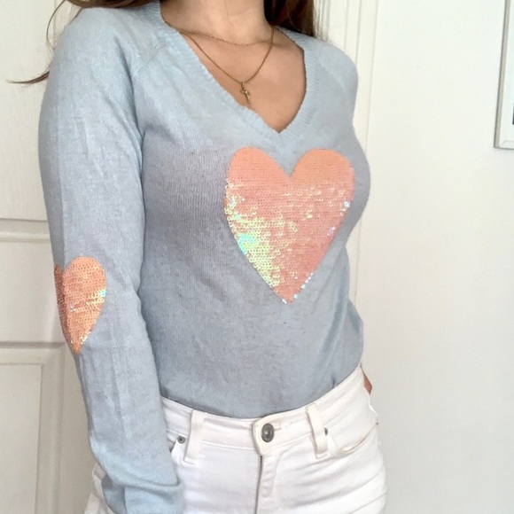 Wildfox White Label Sequin Heart S - Picture 4 of 8